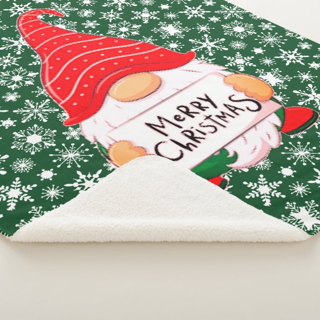 Couverture Sherpa Christmas Gnome (3/4)