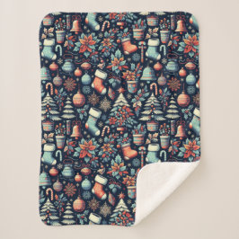 Couverture Sherpa Christmas Spirit