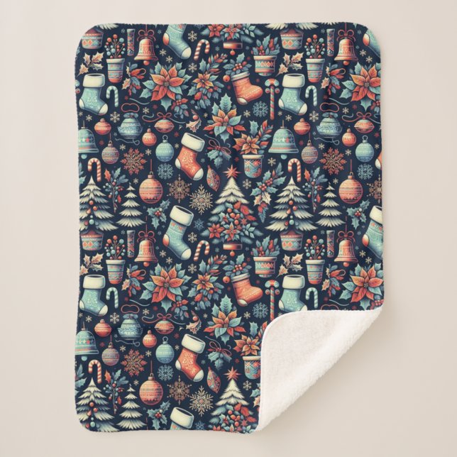 Couverture Sherpa Christmas Spirit (Devant)