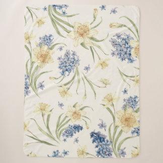 Couverture Sherpa Chute Florale Légère I Sherpa Blanket-Automne Flor