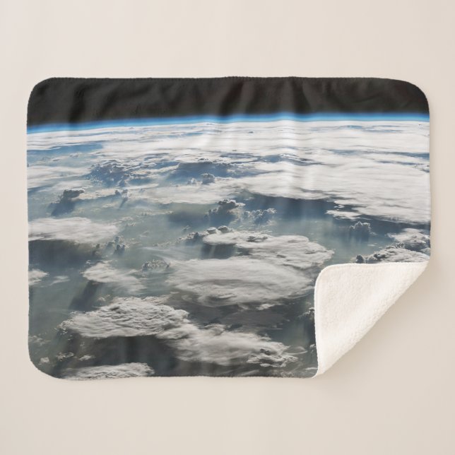 Couverture Sherpa Ciel orageux au-dessus de l'Amazonie (Devant (Horizontal))