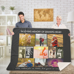 Couverture Sherpa Citation du souvenir gris foncé dans la mémoire ai