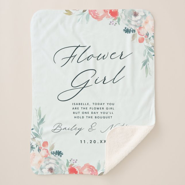 Couverture Sherpa Citation Fleur Fleur Fleur de pivoine Fleur Jardin (Devant)