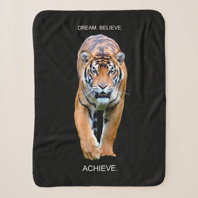 Couverture Sherpa Citation Motivationnelle Tiger Success Auto Improv (Devant)