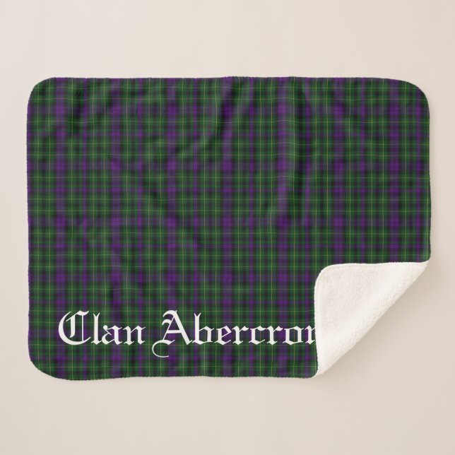 Couverture Sherpa Clan Abercrombie Tartan (Devant (Horizontal))