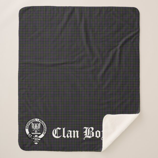 Couverture Sherpa Clan Boyle Tartan (Devant)