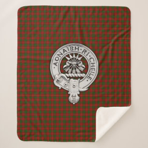Couverture Sherpa Clan Cameron Crest & Tartan