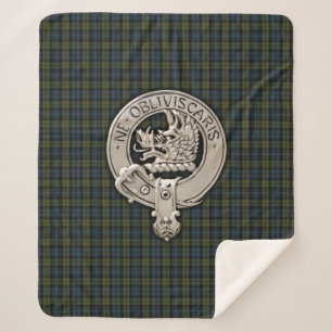 Couverture Sherpa Clan Campbell Crest & Tartan