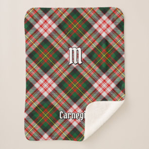 Couverture Sherpa Clan Carnegie robe Tartan