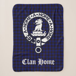 Couverture Sherpa Clan Home Crest Badge et Tartan