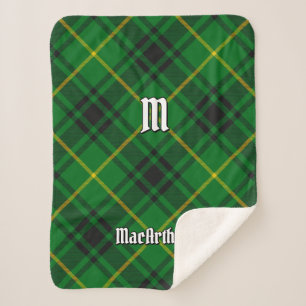 Couverture Sherpa Clan MacArthur Tartan