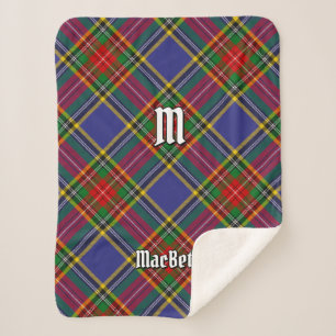 Couverture Sherpa Clan MacBeth Tartan Sherpa Blanket