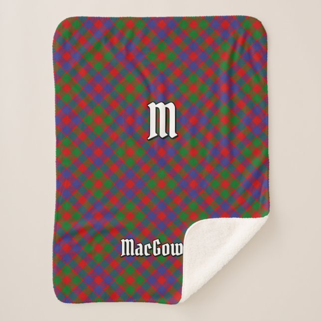 Couverture Sherpa Clan MacGowan Tartan (Devant)