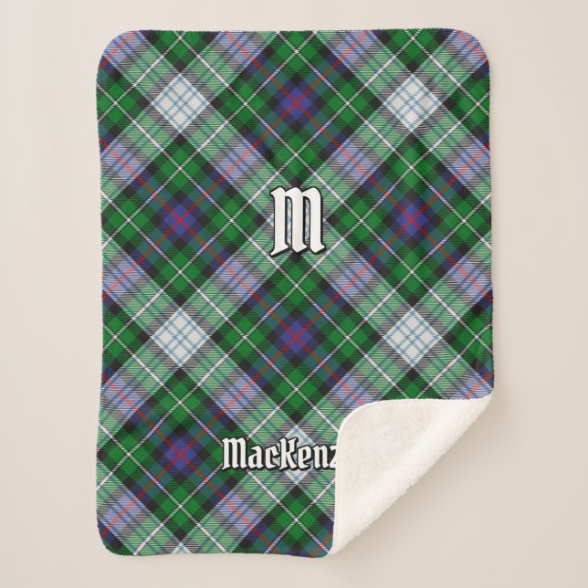 Couverture Sherpa Clan MacKenzie robe Tartan Sherpa Blanket (Devant)