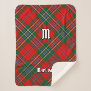 Couverture Sherpa Clan MacLean Tartan