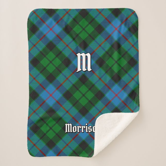 Couverture Sherpa Clan Morrison Chasse Tartan Sherpa Blanket (Devant)
