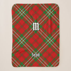 Couverture Sherpa Clan Scott Red Tartan Sherpa Blanket