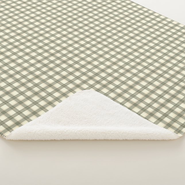 Couverture Sherpa Classic Sage Tartan (3/4)