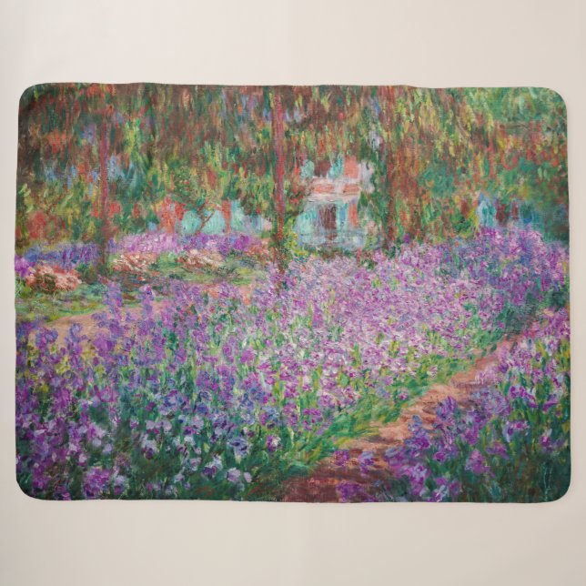 Couverture Sherpa Claude Monet - Le jardin de l'artiste à Giverny (Devant (Horizontal))
