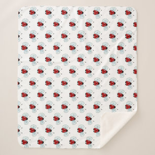 Couverture Sherpa Coccinelle