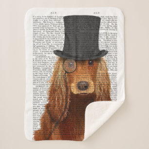 Couverture Sherpa Cocker Spaniel, Hound officiel et Casquette