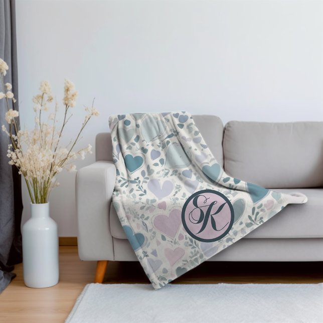 Couverture Sherpa Coeur, commence et Feuille de l'âge (Créateur téléchargé)