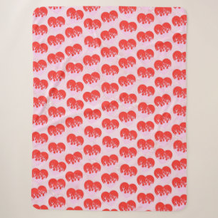 Couverture Sherpa Cœur de feu