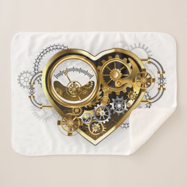 Couverture Sherpa Coeur vapeur avec un manomètre (Devant (Horizontal))