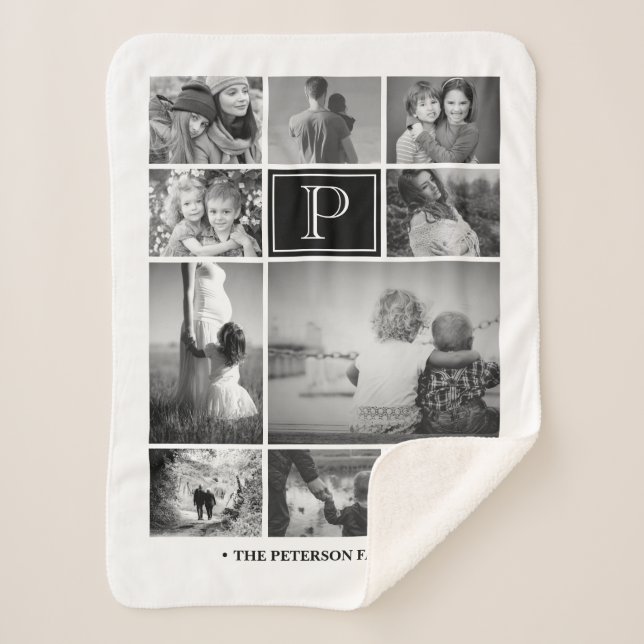 Couverture Sherpa Collage photo Sherpa Blanket (Devant)
