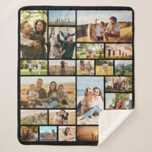 Couverture Sherpa Collection photo moderne personnalisée 22