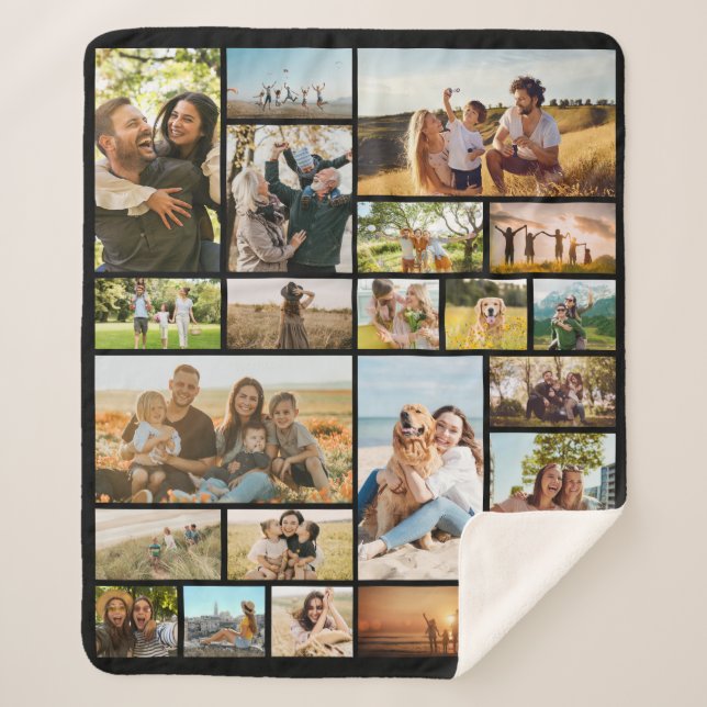 Couverture Sherpa Collection photo moderne personnalisée 22 (Devant)