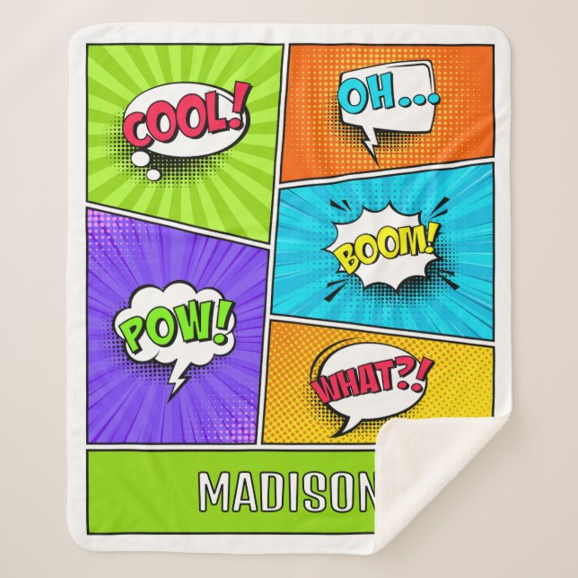 Couverture Sherpa Comics de noms personnalisés (Devant)