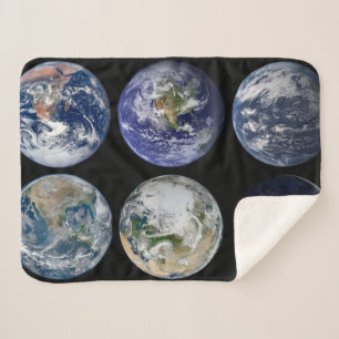 Couverture Sherpa Comparaison D'Image De Vues Iconiques De La Planèt