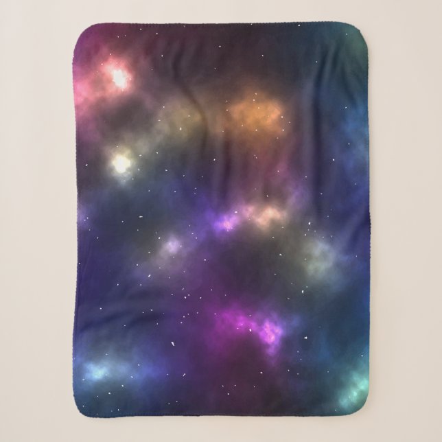 Couverture Sherpa Conception de constellations de l'espace cosmique  (Devant)