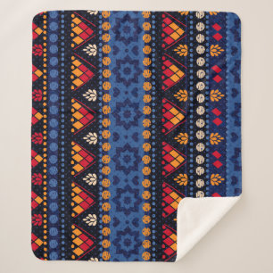 Couverture Sherpa Conception Tribale : Motif multifonctionnel sans f
