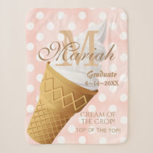 Cône de glace à la vanille en soft serve