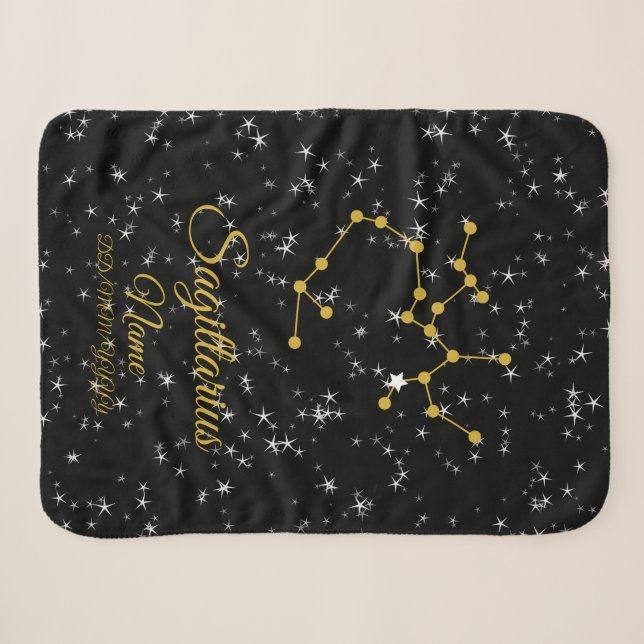 Couverture Sherpa Constellation de Sagittaire (Devant (Horizontal))