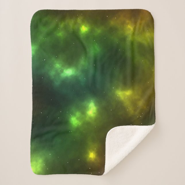 Couverture Sherpa Constellations de galaxie Abstraite Art numérique  (Devant)