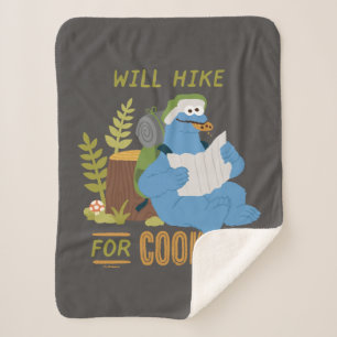Couverture Sherpa Cookie Monster Randonnée Pour Les Cookies