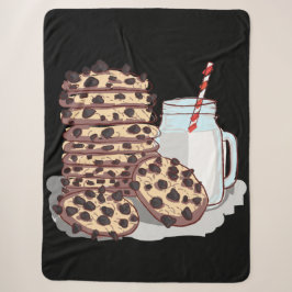 Couverture Sherpa Cookies de support émotionnel