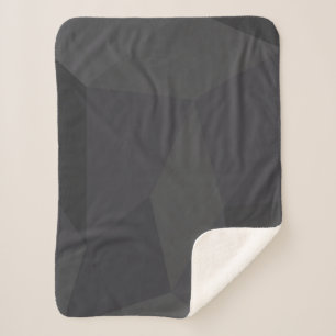 Couverture Sherpa Cool, moderne, élégant, tendance formes trapézoïda