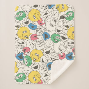 Couverture Sherpa Coprotagonistes de 1, rue Sésame   Motif principal