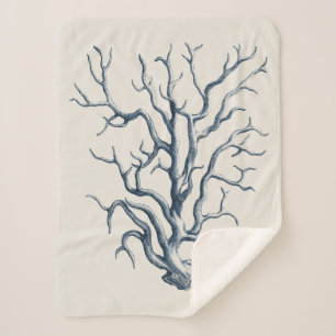 Couverture Sherpa Corail d'indigo