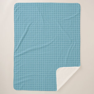 Couverture Sherpa Cosy extérieur et intérieur Oasis turquoise bleu m