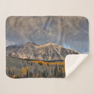 Couverture Sherpa Couleurs d'automne des peupliers trembles, Keebler