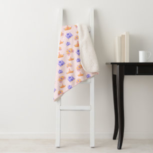 Couverture Sherpa Couronne & Carrosse