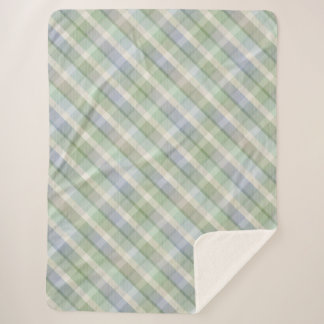 Couverture Sherpa Cozy colorful tartan Sherpa Blanket