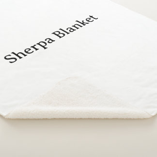 Couverture Sherpa Créez votre propre médium (127 cm x 152 cm)