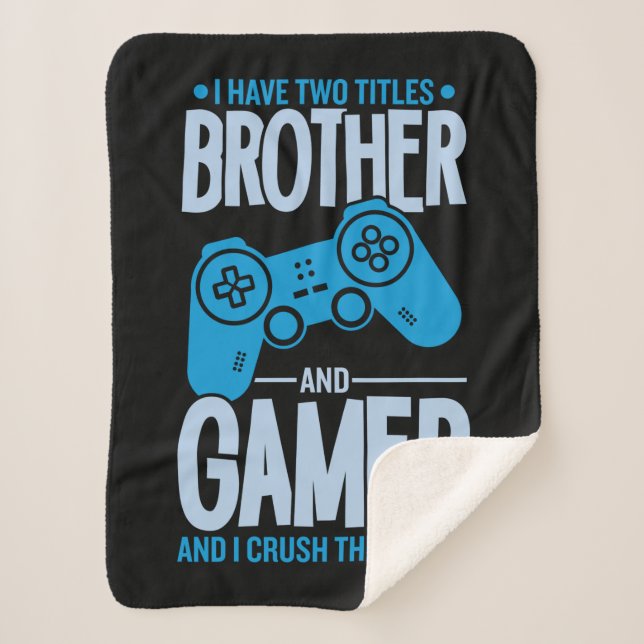 Couverture Sherpa Crushing deux titres Brother et Gamer (Devant)