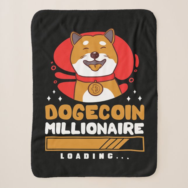 Couverture Sherpa Crypto DogeCoin Millionaire Chargement (Devant)